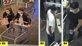 4 wanted in grand theft at Westlake Village Costco