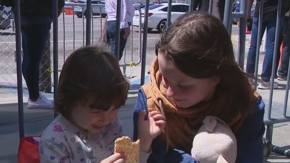 Ukrainian refugees seen waiting in Tijuana after Biden Administration promises to let 100K into U.S.
