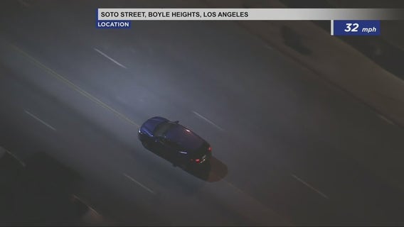 Armed robbery suspect arrested after crashing during pursuit in Boyle Heights