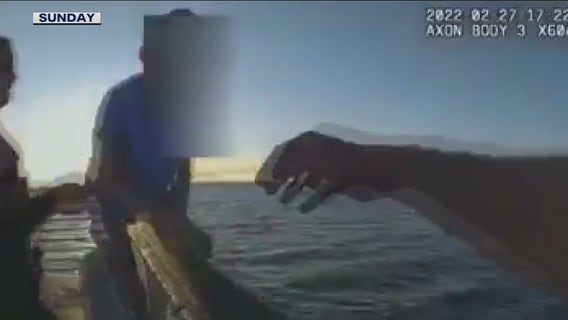 VIDEO: Police rescue boy in distress on the edge of Hermosa Beach Pier