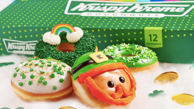 Krispy Kreme giving out free St. Patrick's Day doughnuts