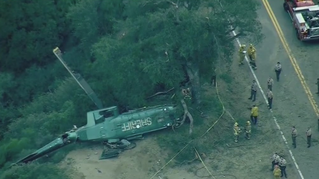 Investigation continues into LASD chopper crash; 1 hospitalized