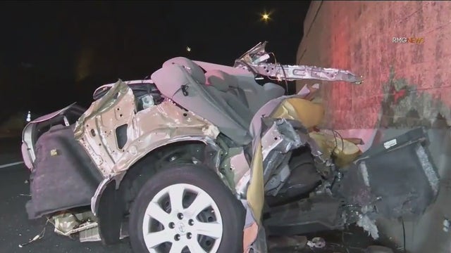 Woman killed in gruesome 101 Freeway crash in Studio City