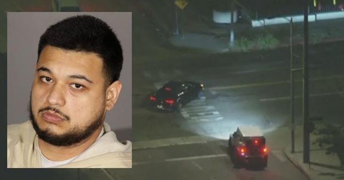 Suspect in custody after lengthy police chase across LA; suspect drove ...