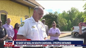 12 injured in shooting at South Carolina mall; 3 detained
