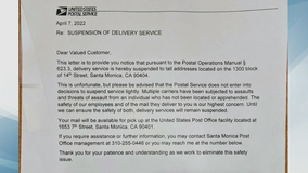 Why USPS is stopping service in this Santa Monica neighborhood