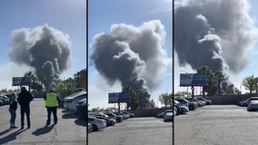VIDEO: Explosion, fire damages Lancaster UPS warehouse