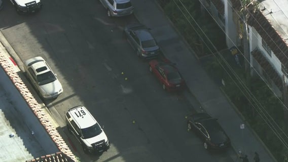 Drive-by shooter opens fire on pedestrians in Hawthorne; two shot