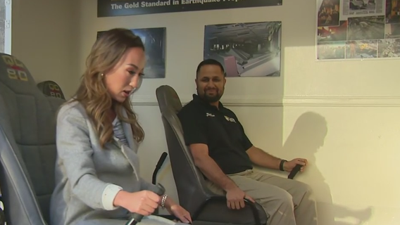 Earthquake simulator shakes up downtown LA