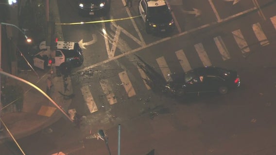 2 civilians, 2 LASD deputies hurt in West Hollywood crash