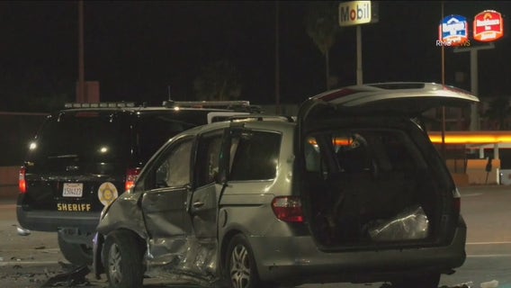 Deputy, three catalytic converter theft suspects injured in Valencia crash