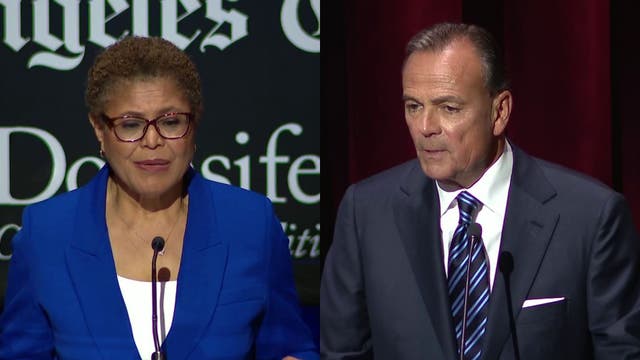 LA Mayor Race: Karen Bass widens lead over Rick Caruso in recent poll