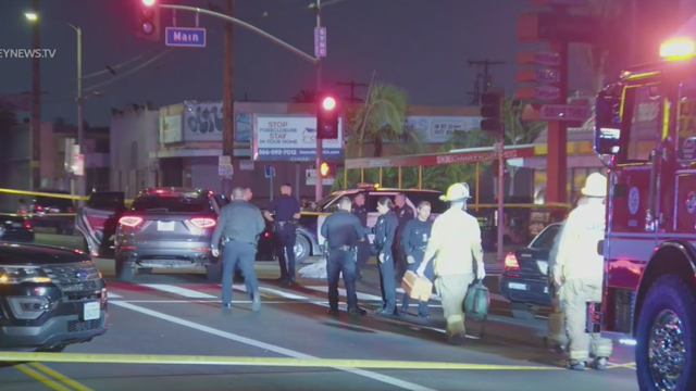 2 men shot inside a Maserati in South LA