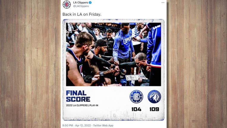 LA Clippers fall to the Minnesota Timberwolves in the NBA Play-In Tournament.