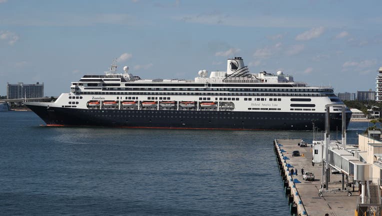 abc66c7f-Zaandam And Rotterdam Cruise Ships Carrying Coronavirus Patients Dock In Florida