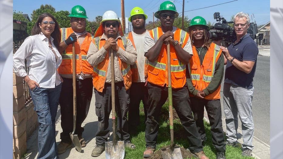 The LA Conservations Corps is providing jobs to young people and getting the nonprofit's crew members to beautify our neighborhoods.