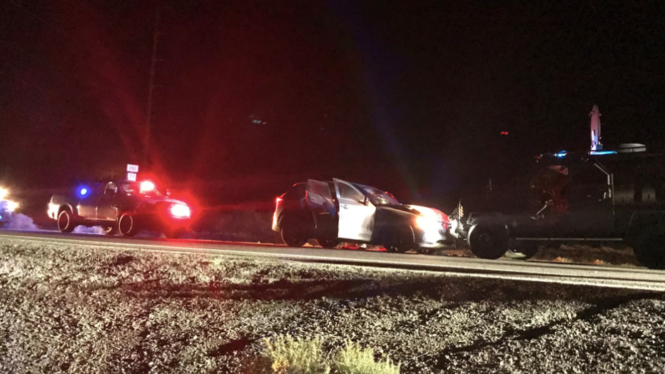 Chase through California desert