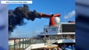 Carnival Freedom Fire: Part of cruise ship catches fire while docked at Grand Turk