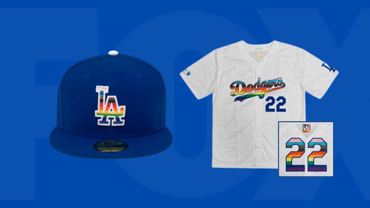 La dodgers sale pride hat