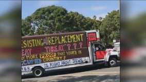 Vehicles with antisemitic messages spotted in West Hollywood