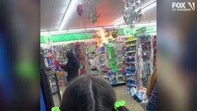 Dollar Tree aisle catches fire in North Hollywood