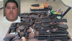 21-year-old man arrested, 17 guns seized in San Bernardino