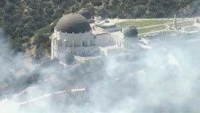 Brush fire breaks out near Griffith Observatory, person of interest in custody