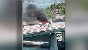 Reports: 1 dead, 5 injured after plane crashes into South Florida bridge