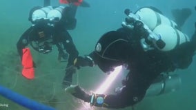 Southern California divers risking their lives to help clean the ocean