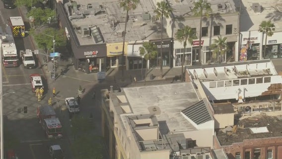 Gas leak near 3rd Street Promenade in Santa Monica repaired