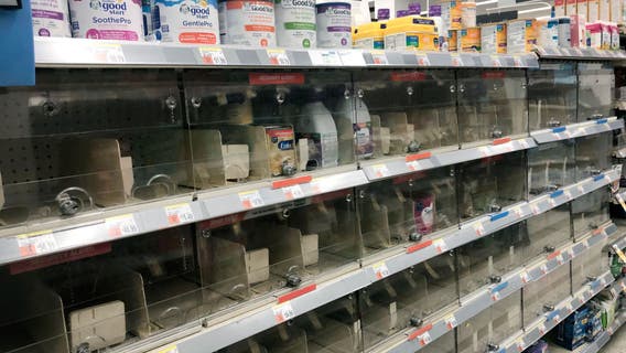 Mothers donating breast milk for premature and ill newborns as formula shortage continues