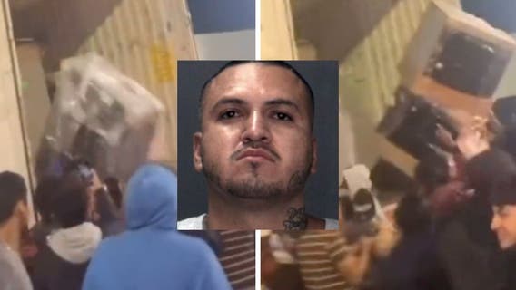 Furniture stolen from semi-truck during San Bernardino street takeover