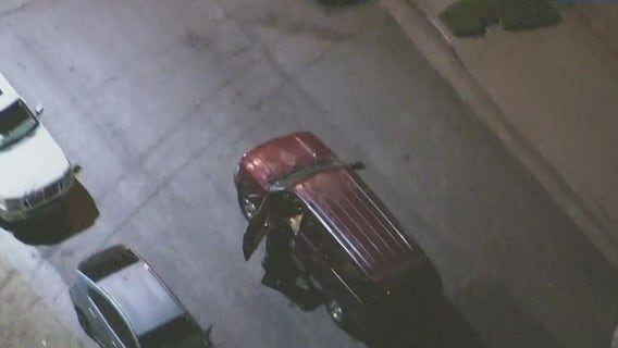 Police chase: Suspect surrenders after hiding in bushes following pursuit