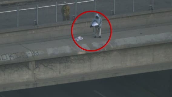 Person trying to nap on ledge causes delays on 405 Freeway for hours before reopening