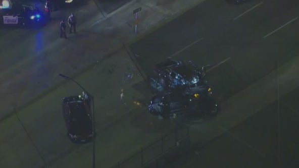 Shots fired at car crash in South Gate