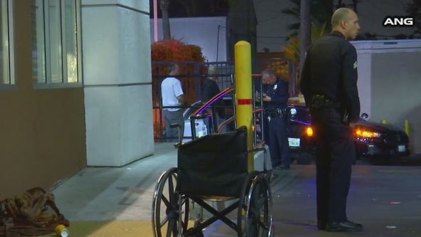 Man in wheelchair shot in South LA