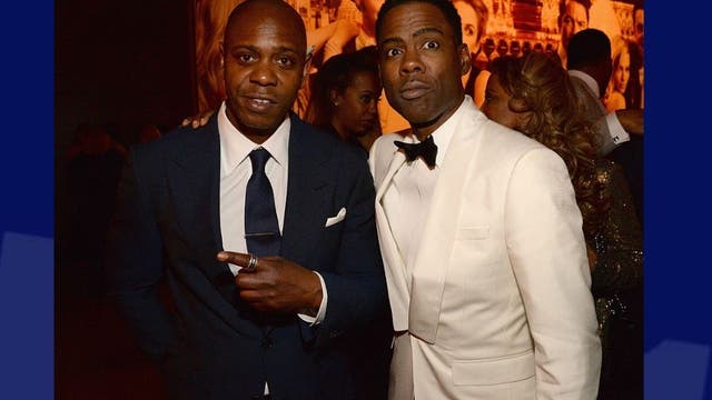 Chris Rock reacts to Dave Chappelle tackle