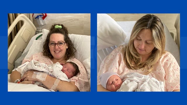 2 local women become new moms on Mother's Day
