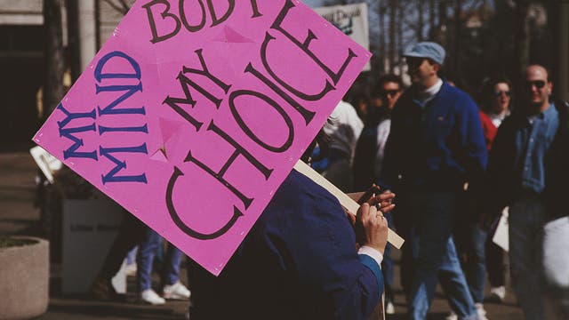 Dozens march for abortion rights in West Hollywood