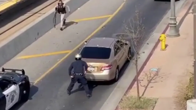 2nd suspect arrested in East LA shootout with CHP