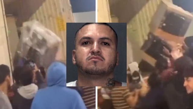 Furniture stolen from semi-truck during San Bernardino street takeover