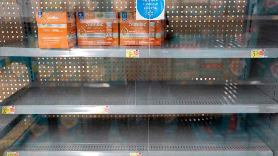 Infant formula pulled from Walmart stores nationwide because of metal