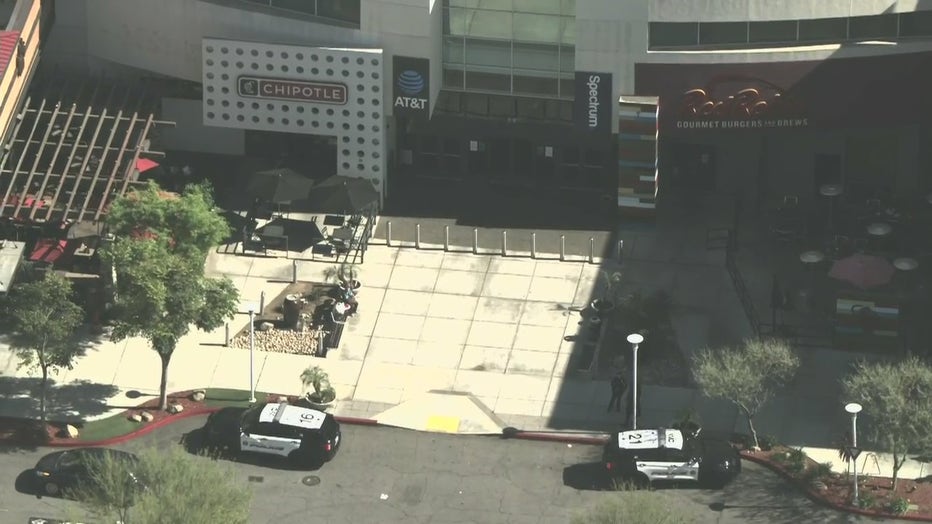 A smash-and-grab robbery is under investigation at a mall in West Covina.