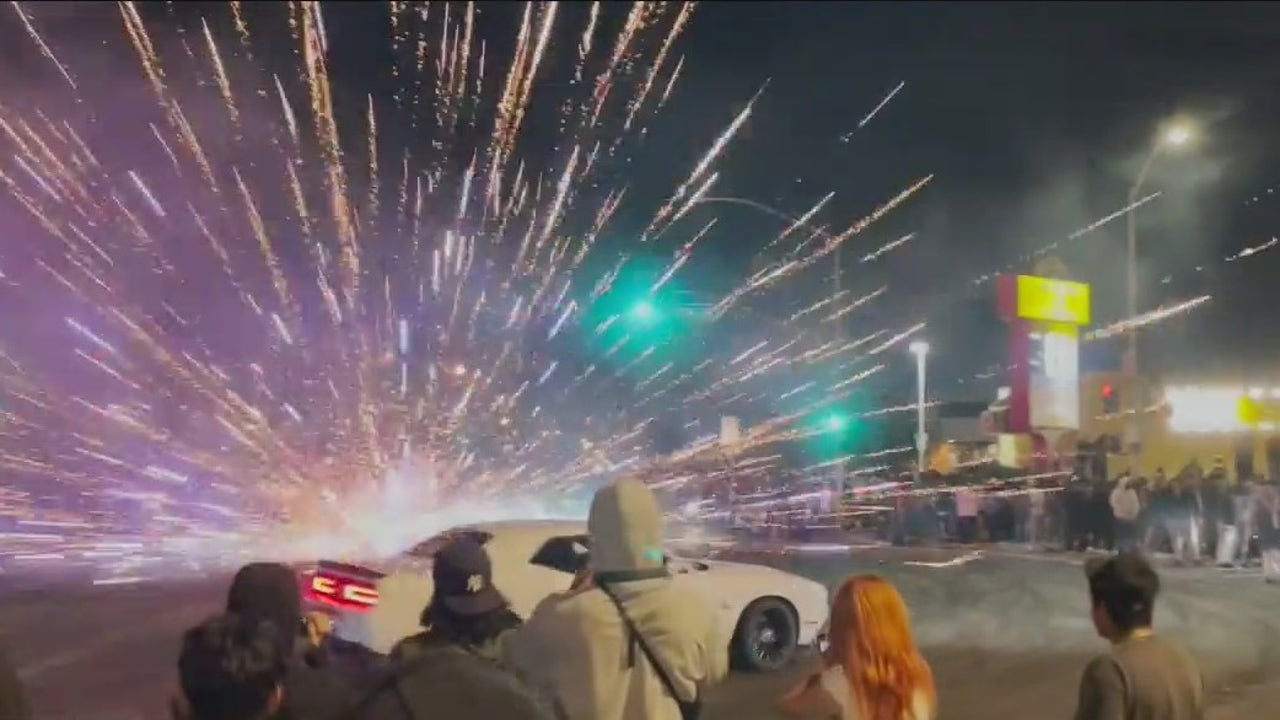 Video shows people throwing fireworks at officers during Derby street  takeover – NBC Connecticut