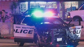 Police chase: Whittier Police officer, civilian injured in crash