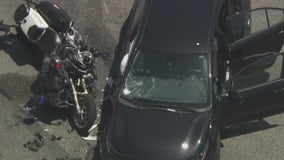 Crash involving motorcycle cop under investigation in Beverly Hills