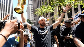 Gold blooded! Warriors celebrate NBA Finals win with San Francisco parade