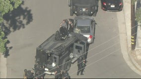 Suspects in custody after hour-long standoff in Pacoima
