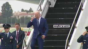 President Biden arrives in LA for Summit of the Americas