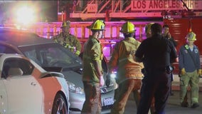Pursuit suspect crashes, kills pedestrian in South LA